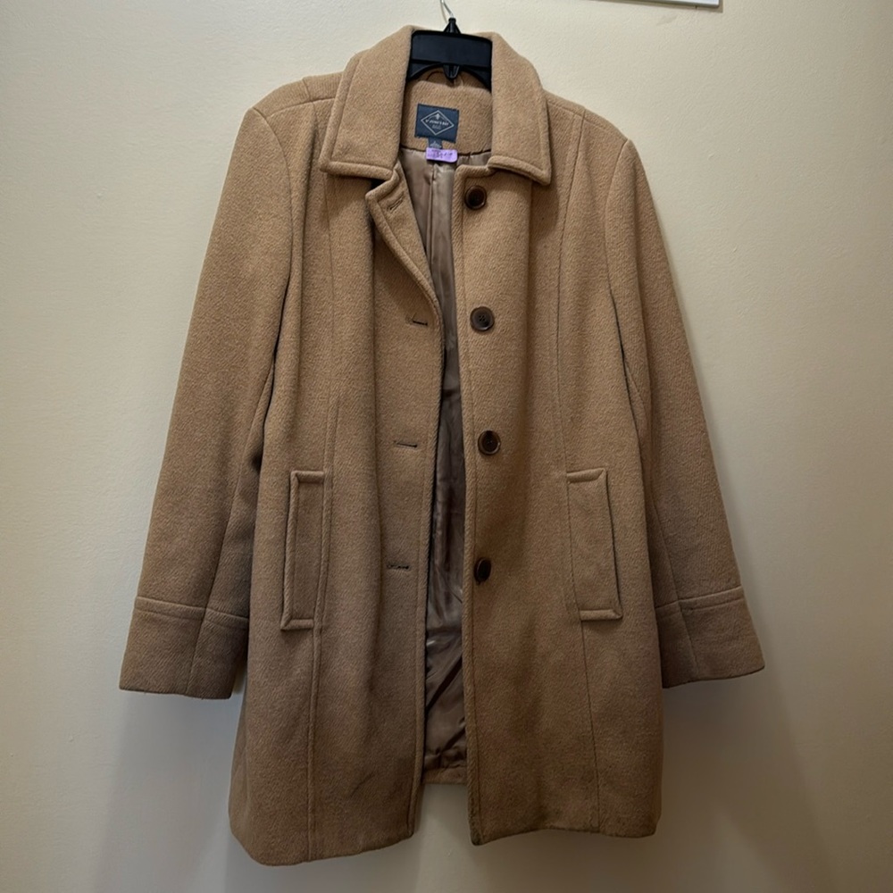 Tan Men Trench Coat